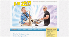 Desktop Screenshot of die-zwei.at