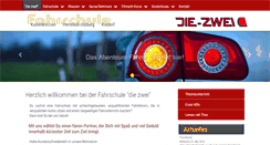 Desktop Screenshot of die-zwei.se