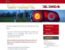 Tablet Screenshot of die-zwei.se